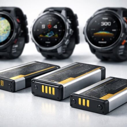 Batteries haute performance pour montres GPS Garmin, Suunto et équipements sportifs connectés