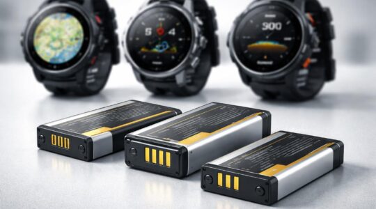 Batteries haute performance pour montres GPS Garmin, Suunto et équipements sportifs connectés