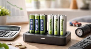 Économiser sur batteries rechargeables avec marques Varta et Panasonic pour réduire coûts long terme