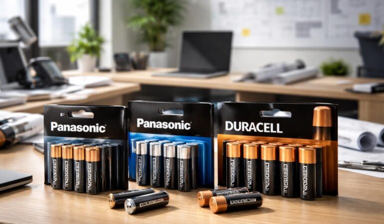 Fournir des batteries professionnelles pour entreprises avec Panasonic et Duracell Pro