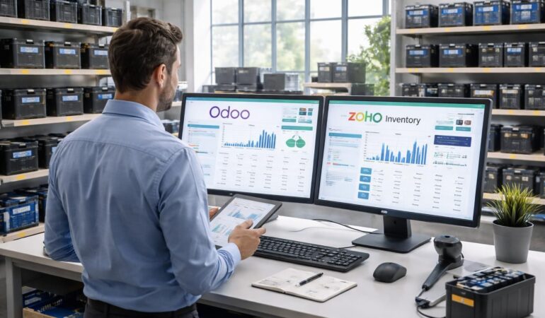 Gérer votre stock de batteries avec Odoo et Zoho Inventory pour optimiser vos commandes