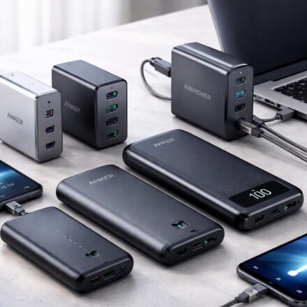Les batteries intelligentes Anker PowerCore, RAVPower et chargeurs rapides USB-C pour tous vos appareils
