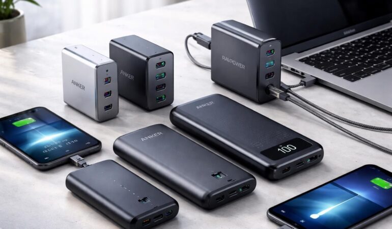 Les batteries intelligentes Anker PowerCore, RAVPower et chargeurs rapides USB-C pour tous vos appareils Les batteries intelligentes Anker PowerCore, RAVPower et chargeurs rapides USB-C pour tous vos appareils