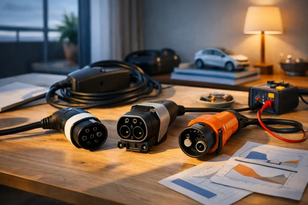 Type 2, CCS, courant alternatif ou continu : comprendre la recharge