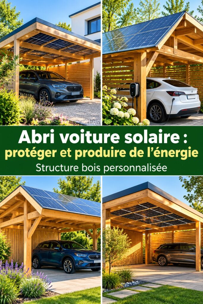 Abri voiture solaire : protégez et produisez de l&rsquo;énergie