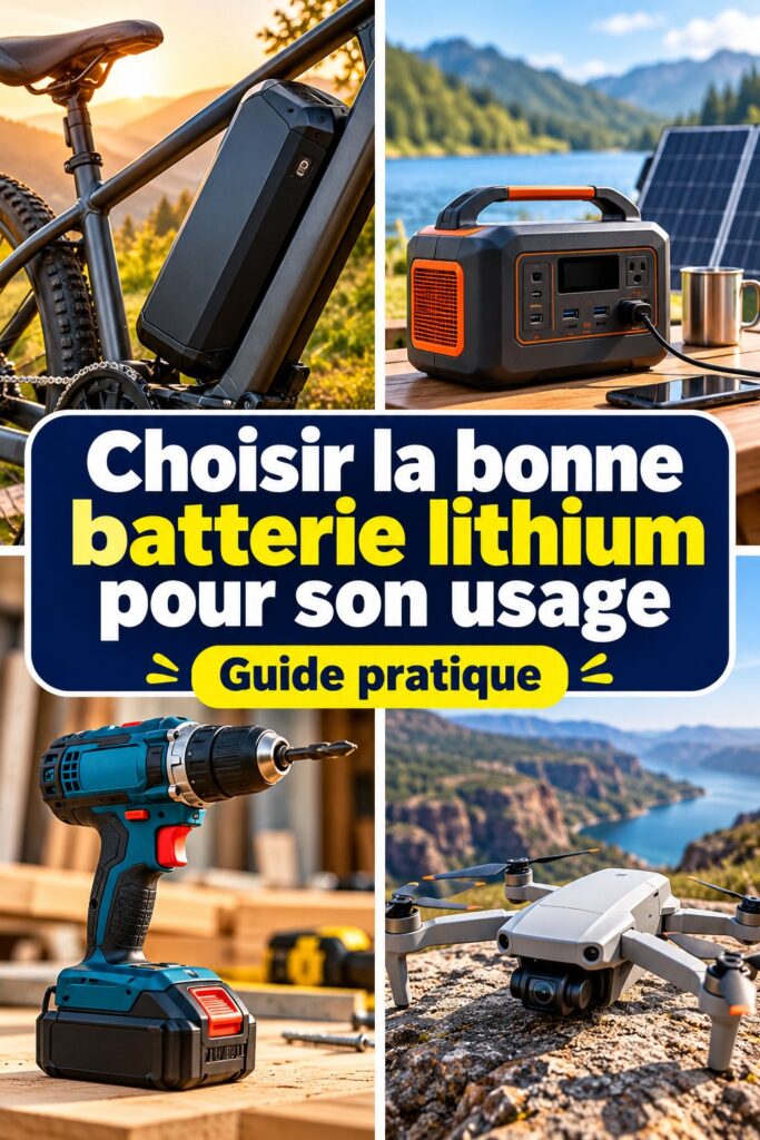 Choisir la batterie lithium adaptée à vos besoins