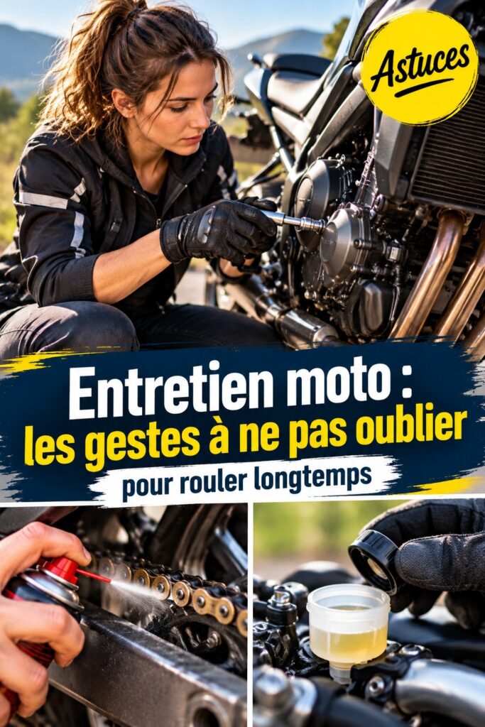 Entretien moto : gestes essentiels à ne pas oublier