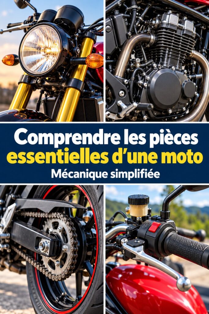 Comprendre les pièces essentielles d&rsquo;une moto