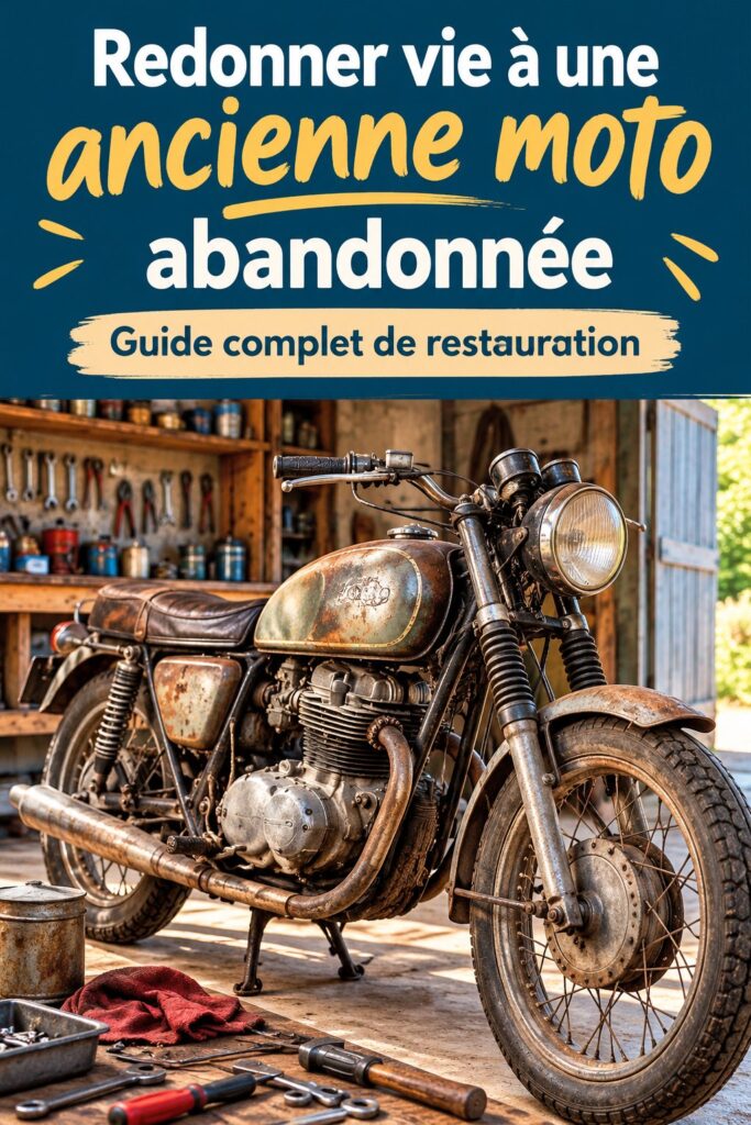 Redonner vie à une moto abandonnée : guide pratique