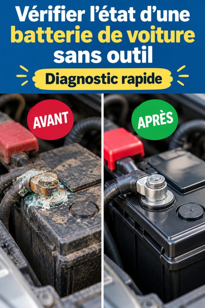 Vérifiez facilement l&rsquo;état de votre batterie de voiture