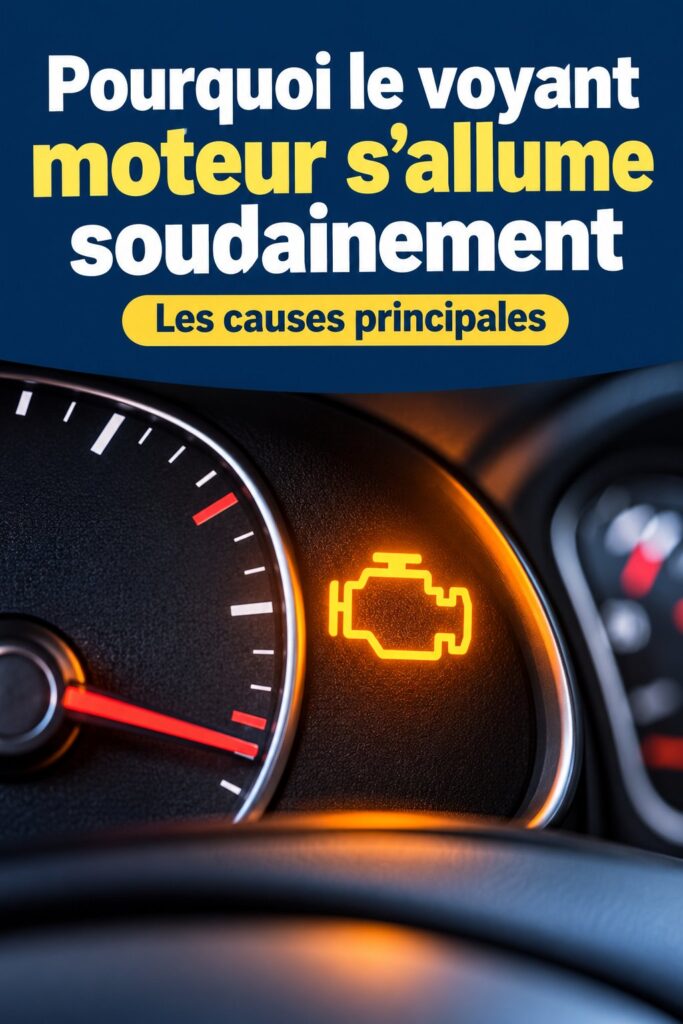 Pourquoi le voyant moteur s&rsquo;allume-t-il soudainement ?